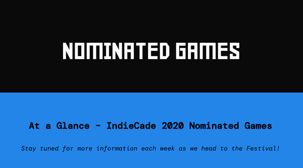 Indiecade 2020 Nomination!